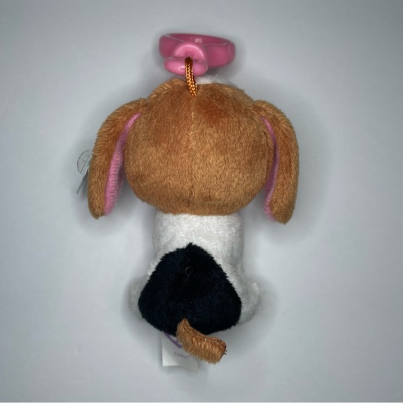 TY Beanie Boos COOKIE the Brown Dog with Heart (Plastic Key Clip 3 inch) Retired - Picture 4 of 5